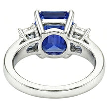 Natural Sapphire Ring 1.75ct - White Gold 14K