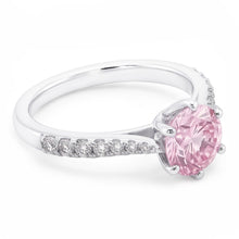 Natural Sapphire Ring 1.91ct - White Gold 14K