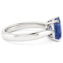 Natural Sapphire Ring 1ct - White Gold 14K