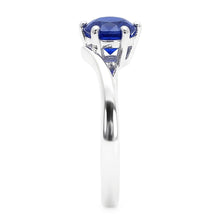 Natural Sapphire Ring 1ct - White Gold 14K