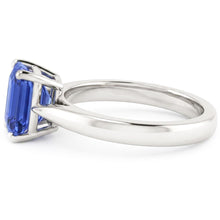 Natural Sapphire Ring 1ct - White Gold 14K