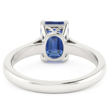 Natural Sapphire Ring 1ct - White Gold 14K