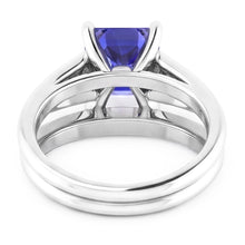 Natural Sapphire Ring 1ct - White Gold 14K
