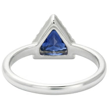 Natural Sapphire Ring 1ct - White Gold 14K