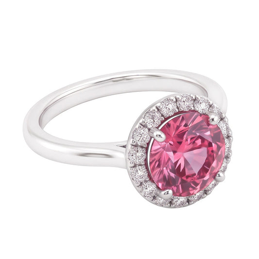Natural Sapphire Ring 2.00ct - White Gold 14K
