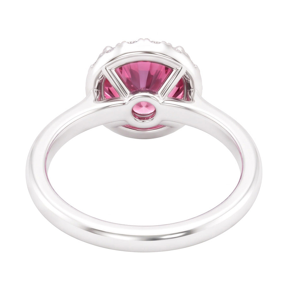 Natural Sapphire Ring 2.00ct - White Gold 14K