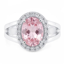 Natural Sapphire Ring 2.01ct - White Gold 14K