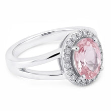 Natural Sapphire Ring 2.01ct - White Gold 14K