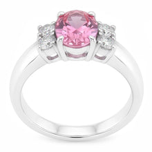 Natural Sapphire Ring 2.10ct - White Gold 14K