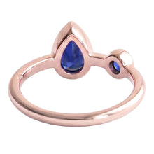 Natural Sapphire Ring 2.25ct - Rose Gold 14K