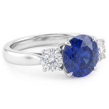 Natural Sapphire Ring 2.25ct - White Gold 14K