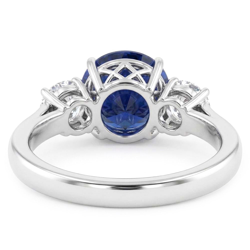 Natural Sapphire Ring 2.25ct - White Gold 14K