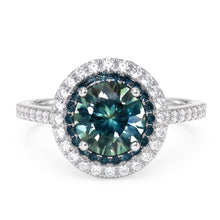 Natural Sapphire Ring 2.50ct - White Gold 14K