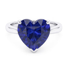 Natural Sapphire Ring 2.50ct - White Gold 14K