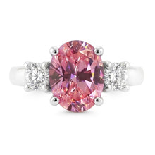 Natural Sapphire Ring 2.50ct - White Gold 14K