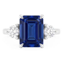 Natural Sapphire Ring 2.50ct - White Gold 14K