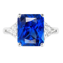 Natural Sapphire Ring 2.50ct - White Gold 14K