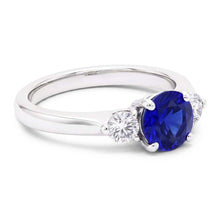 Natural Sapphire Ring 2.50ct - White Gold 14K
