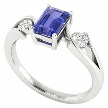 Natural Sapphire Ring 2.50ct - White Gold 14K