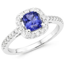 Natural Sapphire Ring 2.50ct - White Gold 14K
