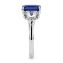 Natural Sapphire Ring 2.50ct - White Gold 14K
