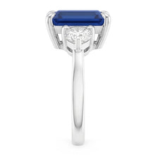 Natural Sapphire Ring 2.50ct - White Gold 14K