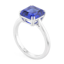 Natural Sapphire Ring 2.50ct - White Gold 14K