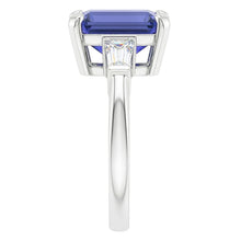 Natural Sapphire Ring 2.50ct - White Gold 14K