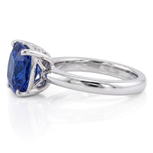 Natural Sapphire Ring 2.50ct - White Gold 14K