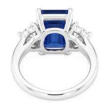 Natural Sapphire Ring 2.50ct - White Gold 14K