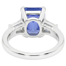 Natural Sapphire Ring 2.50ct - White Gold 14K
