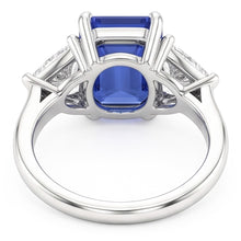 Natural Sapphire Ring 2.50ct - White Gold 14K