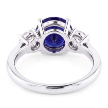 Natural Sapphire Ring 2.50ct - White Gold 14K