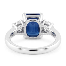 Natural Sapphire Ring 2.50ct - White Gold 14K