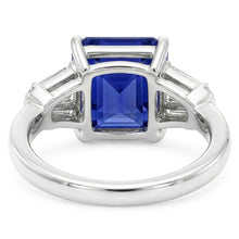 Natural Sapphire Ring 2.50ct - White Gold 14K