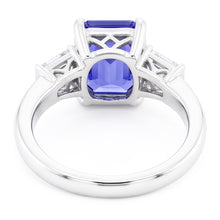 Natural Sapphire Ring 2.50ct - White Gold 14K
