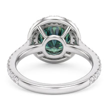 Natural Sapphire Ring 2.50ct - White Gold 14K