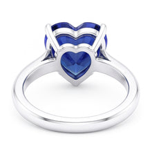 Natural Sapphire Ring 2.50ct - White Gold 14K