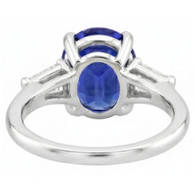 Natural Sapphire Ring 2.50ct - White Gold 14K
