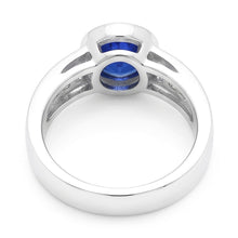 Natural Sapphire Ring 2.50ct - White Gold 14K