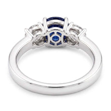 Natural Sapphire Ring 2.50ct - White Gold 14K