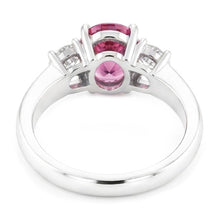 Natural Sapphire Ring 2.50ct - White Gold 14K
