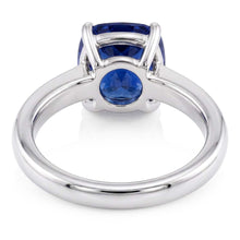 Natural Sapphire Ring 2.50ct - White Gold 14K