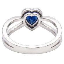 Natural Sapphire Ring 2.50ct - White Gold 14K