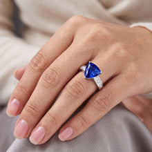 Natural Sapphire Ring 2.50ct - White Gold 14K