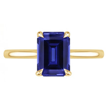 Natural Sapphire Ring 2.50ct - Yellow Gold 14K