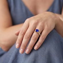 Natural Sapphire Ring 2.50ct - Yellow Gold 14K