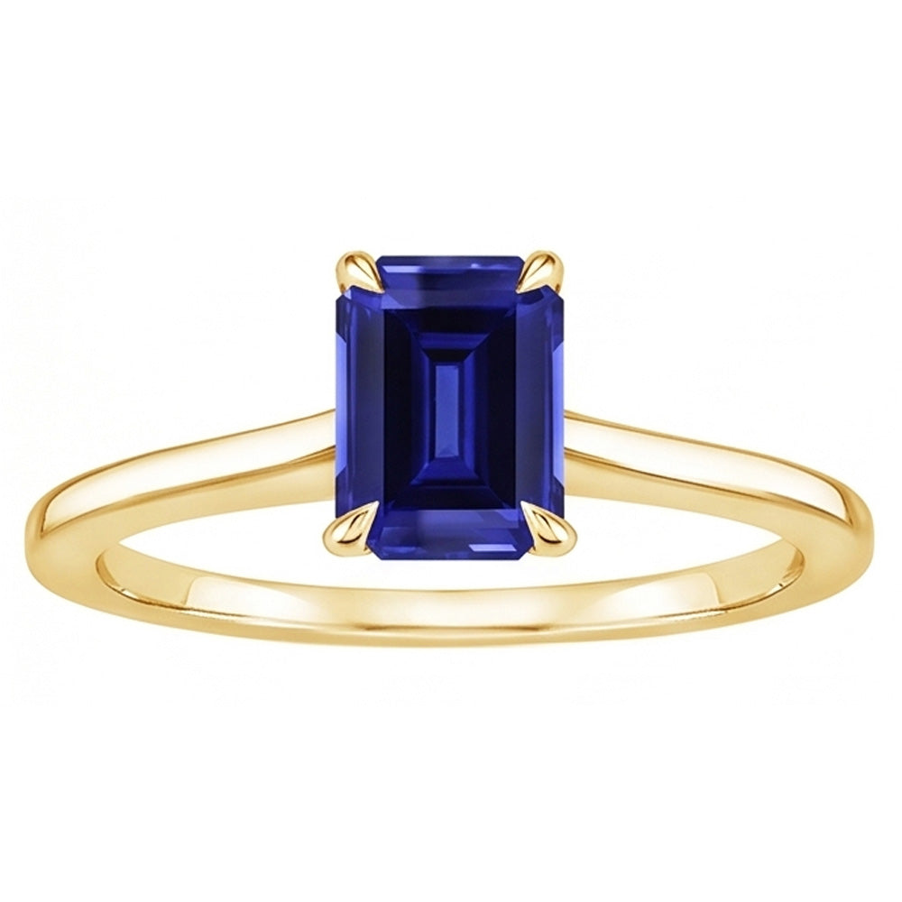 Natural Sapphire Ring 2.50ct - Yellow Gold 14K