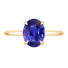 Natural Sapphire Ring 2.50ct - Yellow Gold 14K