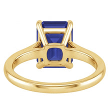 Natural Sapphire Ring 2.50ct - Yellow Gold 14K